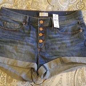 Loft jean shorts